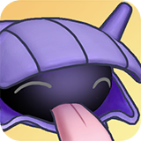 File:Rescue Team DX - Shellder portrait smiling.png