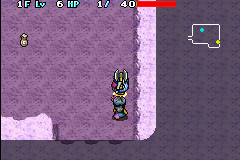 A capture of Quest Characters: Torneko's Great Adventure 3 Advance: Mystery Dungeon.