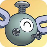 File:Rescue Team DX - Magnemite portrait smiling.png