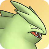 File:Rescue Team DX - Tyranitar portrait smiling.png