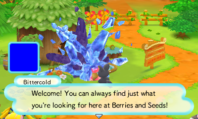 The Bittercold model clipping through the ground