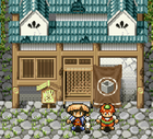 Shiren 1 DS Warehouses Mountaintop Town Exterior.png
