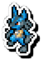 Lucario's sprite.