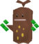 Sudowoodo's male model.