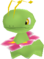 Meganium's male model.