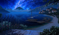 Lakeside Wharf at night. It can only be seen during some cutscenes.