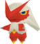 Blaziken's male model.
