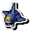 Sharpedo's sprite.
