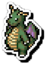 Dragonite's shiny sprite.